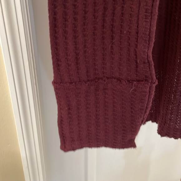 NWT Free People Juicy Long Sleeve Shirt Color Plum - Picture 4 of 8